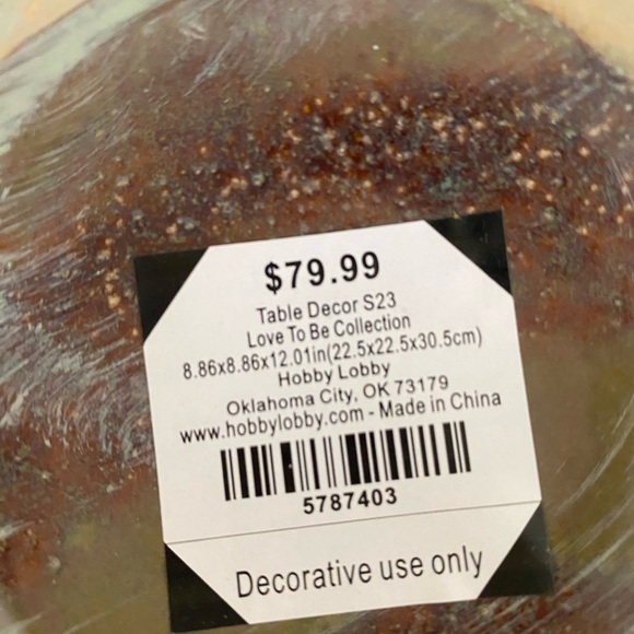 Ceramic Accent Vase - Picture 4 of 4